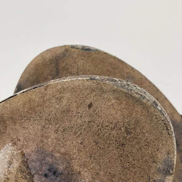 Alexander Wang Abby Animal Print Leather Block Heel Sandals - Natural - 36.5 - Picture 11 of 15